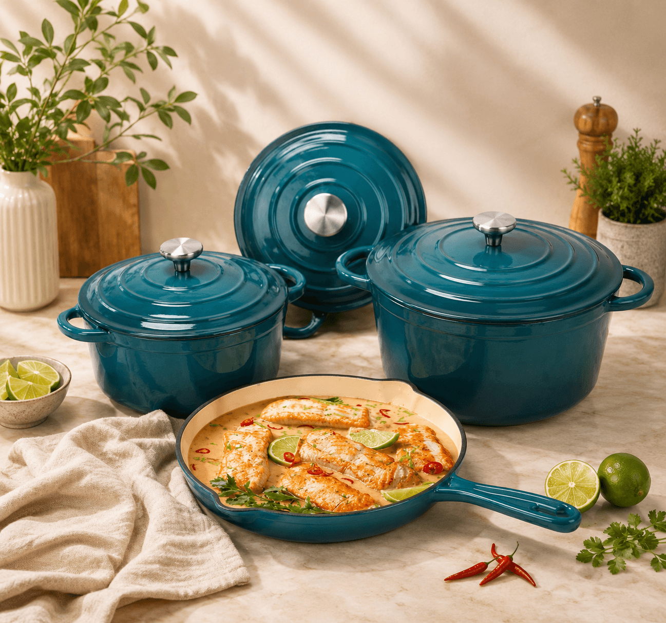 3-Piece Frying Pan Set | Sarah Lawson Imports